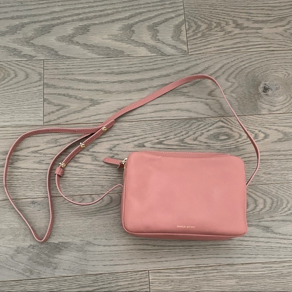 Mansur Gavriel Double Zip Crossbody Bag Pink - Picture 2 of 13